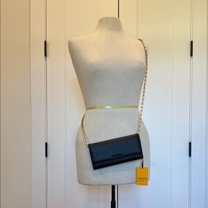 Valentino Black Crossbody Bag with Chain Strap